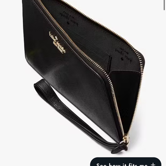 Kate Spade Black Medium Staci Wristlet BRAND NEW IN PACKAGE - Picture 2 of 8